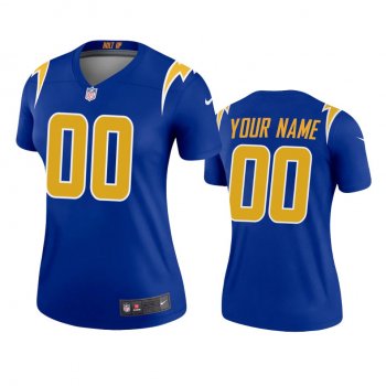 Women's Los Angeles Chargers Custom Royal 2020 Legend Jersey