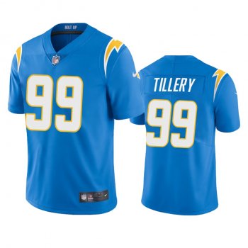 Men's Los Angeles Chargers Jerry Tillery Powder Blue 2020 Vapor Limited Jersey