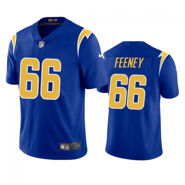 Men's Los Angeles Chargers Dan Feeney Royal 2020 2nd Alternate Vapor Limited Jersey