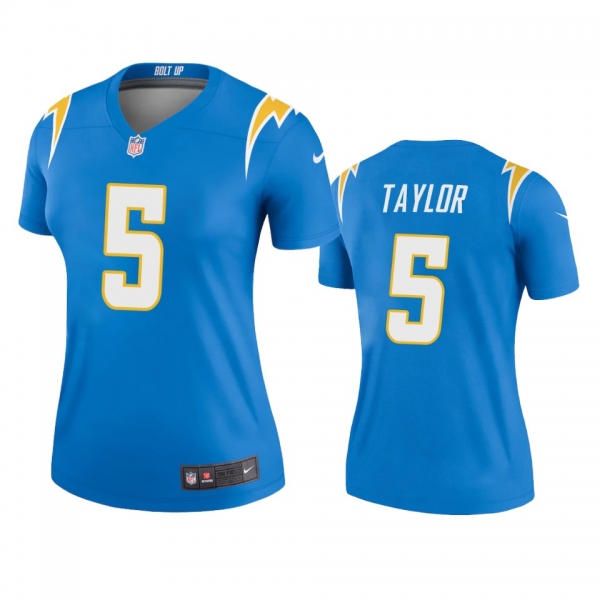 Women's Los Angeles Chargers Tyrod Taylor Powder Blue 2020 Legend Jersey