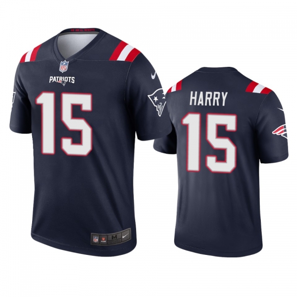 Men's New England Patriots N'Keal Harry Navy 2020 Legend Jersey