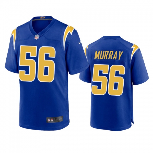 Men's Los Angeles Chargers Kenneth Murray Royal 2020 NFL Draft 2nd Alternate Game Jersey