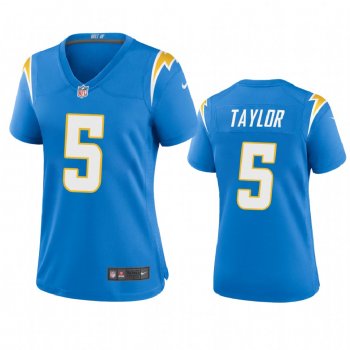 Women's Los Angeles Chargers Tyrod Taylor Powder Blue 2020 Game Jersey