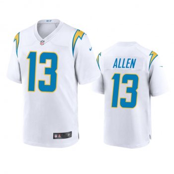 Men's Los Angeles Chargers Keenan Allen White 2020 Game Jersey