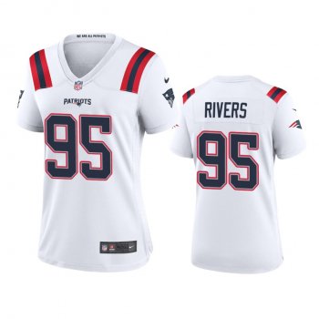 Women's New England Patriots Derek Rivers White 2020 Game Jersey