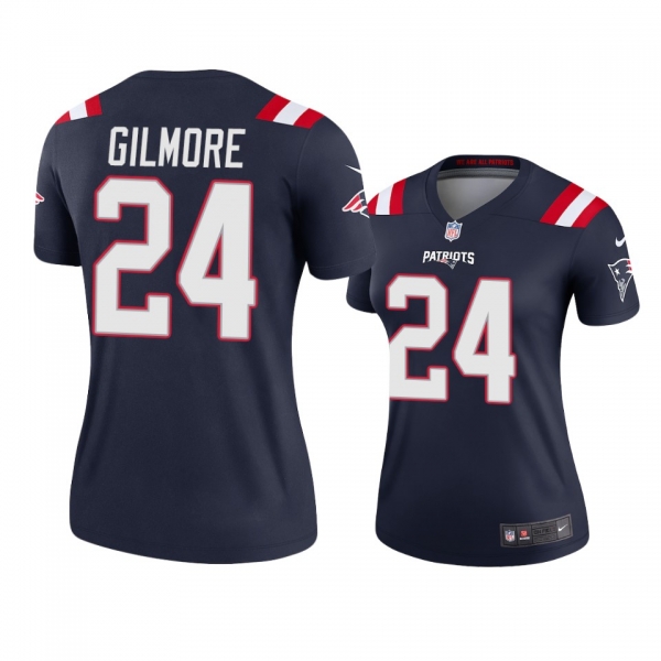 Women's New England Patriots Stephon Gilmore Navy 2020 Legend Jersey