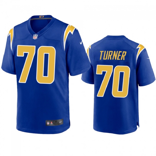 Men's Los Angeles Chargers Trai Turner Royal 2020 Game Jersey