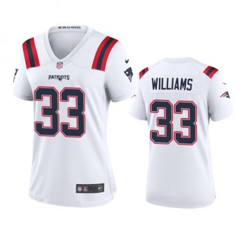 Women's New England Patriots Joejuan Williams White 2020 Game Jersey