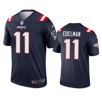 Men's New England Patriots Julian Edelman Navy 2020 Legend Jersey