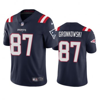 Men's New England Patriots Rob Gronkowski Navy 2020 Vapor Limited Jersey