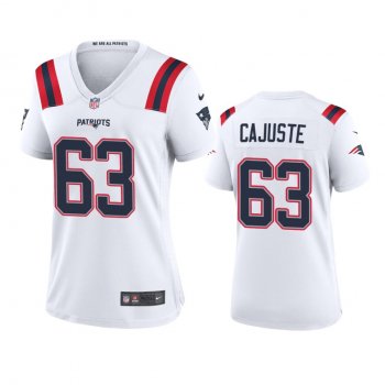 Women's New England Patriots Yodny Cajuste White 2020 Game Jersey