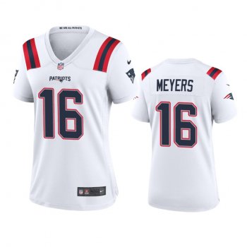 Women's New England Patriots Jakobi Meyers White 2020 Game Jersey