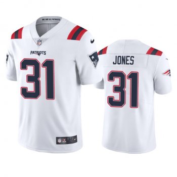 Men's New England Patriots Jonathan Jones White 2020 Vapor Limited Jersey