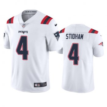 Men's New England Patriots Jarrett Stidham White 2020 Vapor Limited Jersey