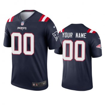 Men's New England Patriots Custom Navy 2020 Legend Jersey