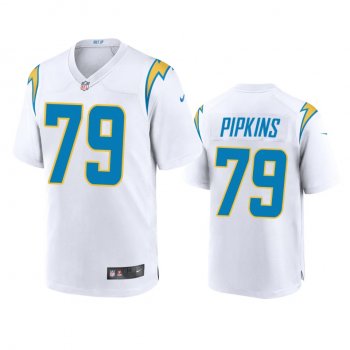 Men's Los Angeles Chargers Trey Pipkins White 2020 Game Jersey