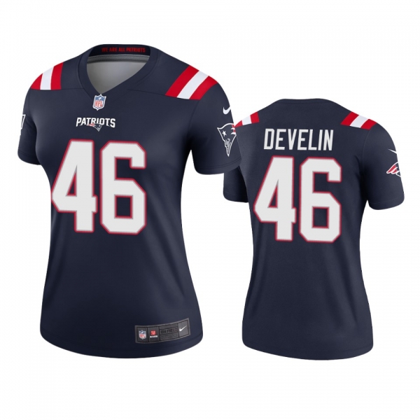 Women's New England Patriots James Develin White 2020 Legend Jersey