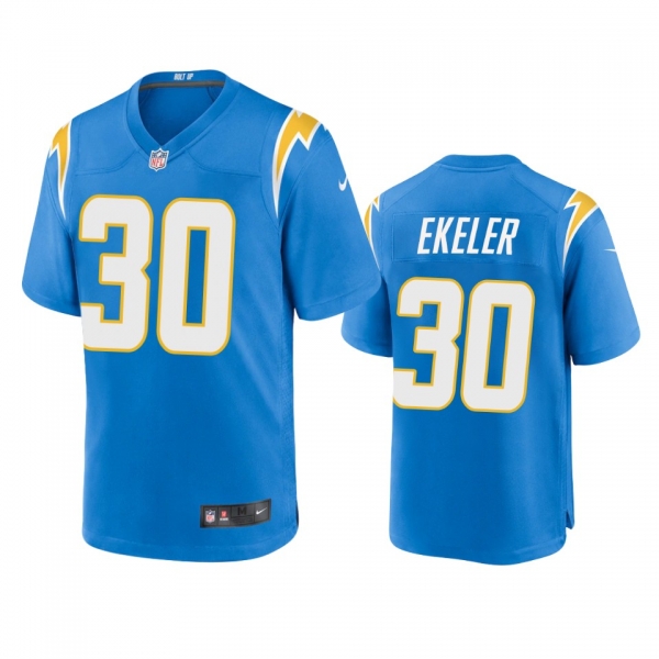 Men's Los Angeles Chargers Austin Ekeler Powder Blue 2020 Game Jersey