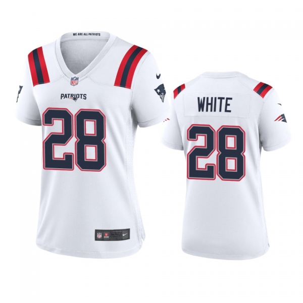 Women's New England Patriots James White White 2020 Game Jersey