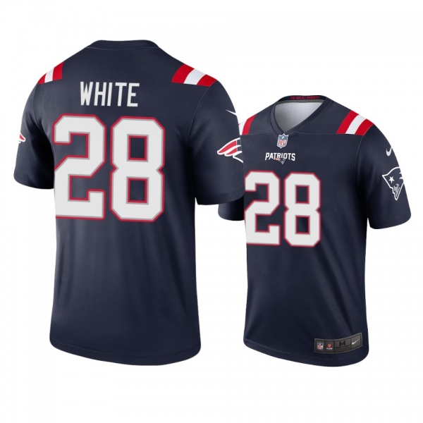 Men's New England Patriots James White Navy 2020 Legend Jersey