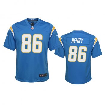 Youth Los Angeles Chargers Hunter Henry Powder Blue 2020 Game Jersey