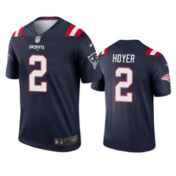 Men's New England Patriots Brian Hoyer Navy 2020 Legend Jersey