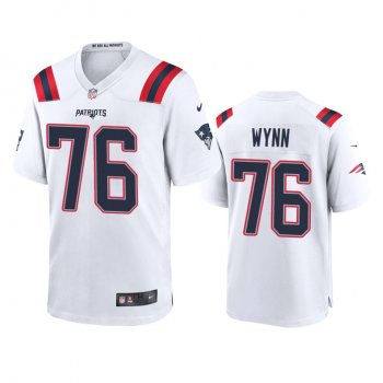 Men's New England Patriots Isaiah Wynn White 2020 Game Jersey