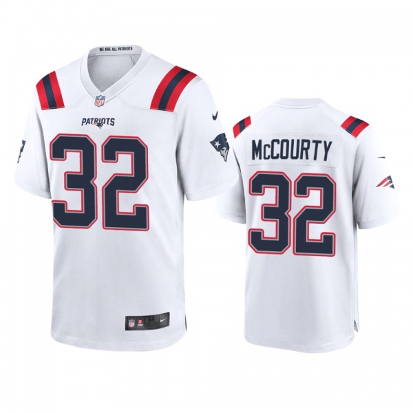 Men's New England Patriots Devin McCourty White 2020 Game Jersey