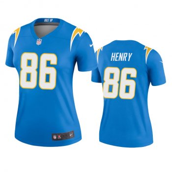 Women's Los Angeles Chargers Hunter Henry Powder Blue 2020 Legend Jersey