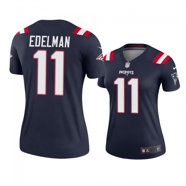 Women's New England Patriots Julian Edelman Navy 2020 Legend Jersey