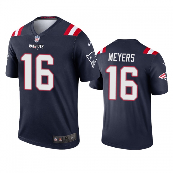 Men's New England Patriots Jakobi Meyers Navy 2020 Legend Jersey