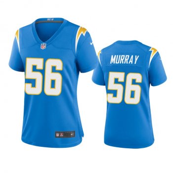 Women's Los Angeles Chargers Kenneth Murray Powder Blue 2020 NFL Draft Game Jersey