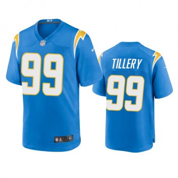 Men's Los Angeles Chargers Jerry Tillery Powder Blue 2020 Game Jersey