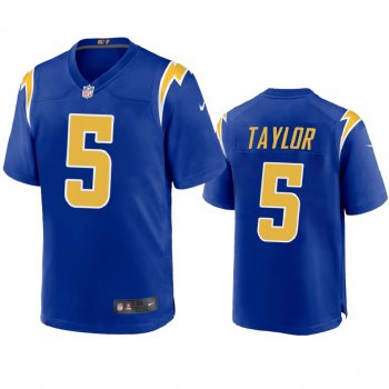 Men's Los Angeles Chargers Tyrod Taylor Royal 2020 Game Jersey