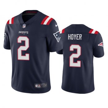 Men's New England Patriots Brian Hoyer Navy 2020 Vapor Limited Jersey