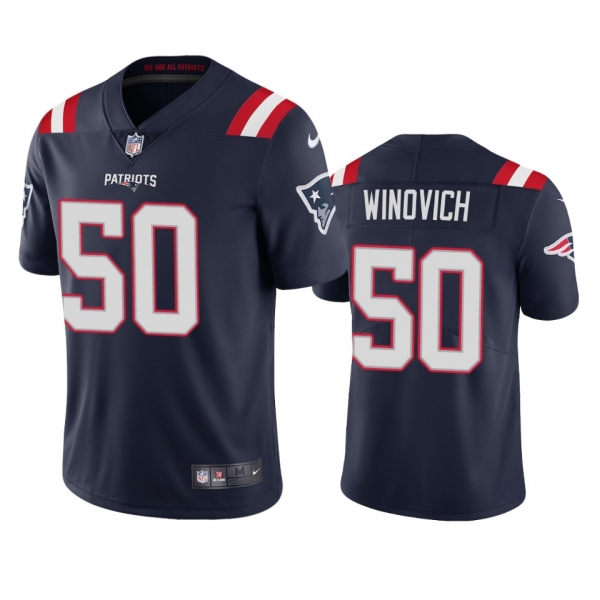 Men's New England Patriots Chase Winovich Navy 2020 Vapor Limited Jersey