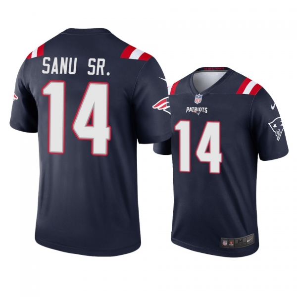 Men's New England Patriots Mohamed Sanu Sr. Navy 2020 Legend Jersey