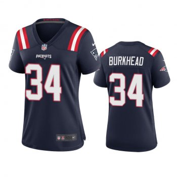 Women's New England Patriots Rex Burkhead Navy 2020 Game Jersey