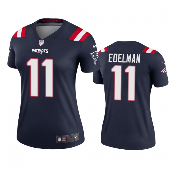 Women's New England Patriots Julian Edelman White 2020 Legend Jersey