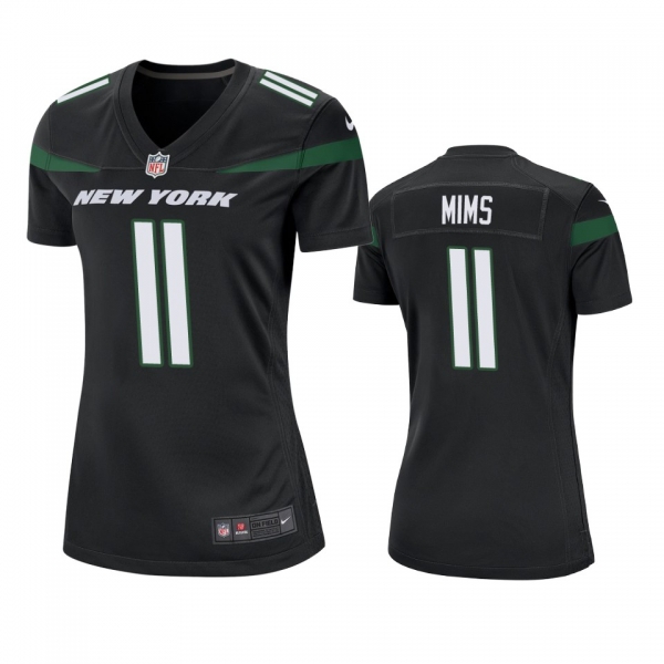 Women's New York Jets Denzel Mims Black 2020 NFL Draft Game Jersey