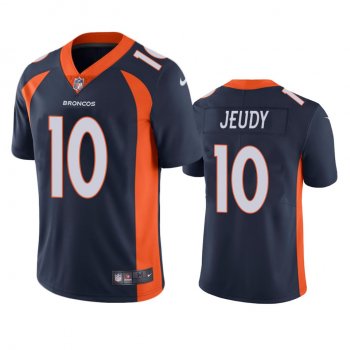 Men's Denver Broncos Jerry Jeudy Navy 2020 NFL Draft Vapor Limited Jersey