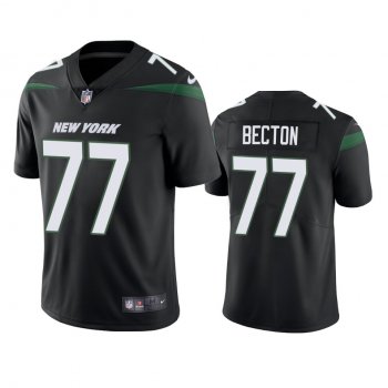 Men's New York Jets Mekhi Becton Black 2020 NFL Draft Vapor Limited Jersey