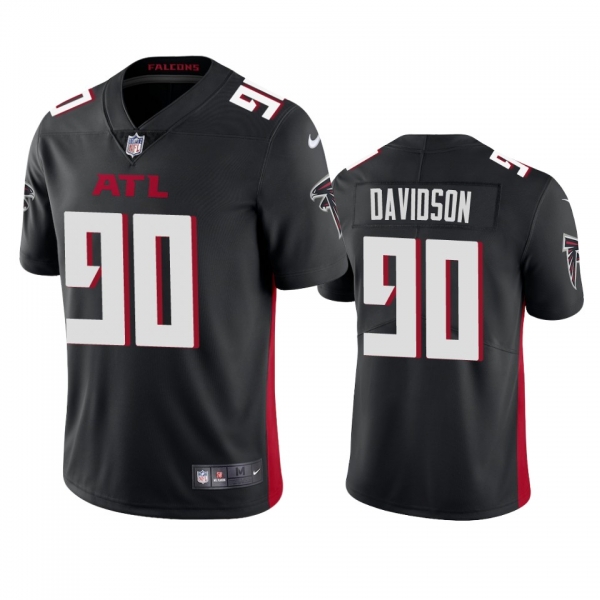 Men's Atlanta Falcons Marlon Davidson Black 2020 NFL Draft Vapor Limited Jersey