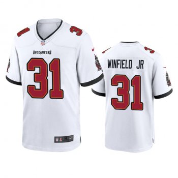 Men's Tampa Bay Buccaneers Antoine Winfield Jr. White 2020 NFL Draft Game Jersey