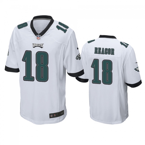 Men's Philadelphia Eagles Jalen Reagor White 2020 NFL Draft Game Jersey