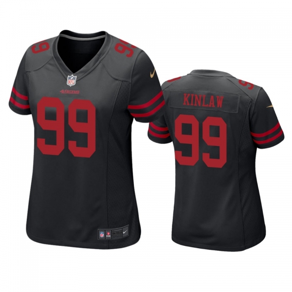 Women's San Francisco 49ers Javon Kinlaw Black 2020 NFL Draft Game Jersey