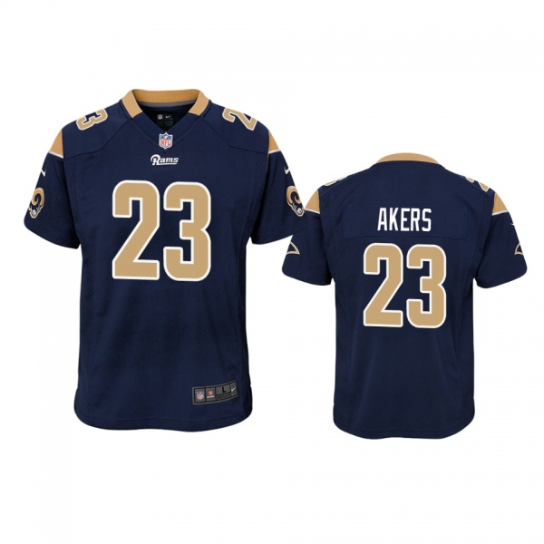 Youth Los Angeles Rams Cam Akers Navy 2020 NFL Draft Game Jersey