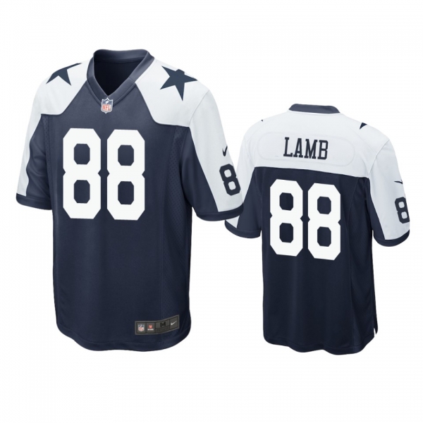 Men's Dallas Cowboys CeeDee Lamb Navy 2020 NFL Draft Alternate Game Jersey