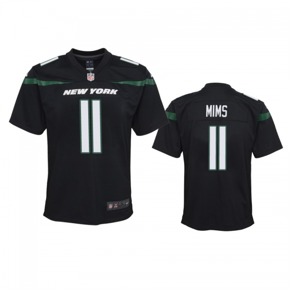 Youth New York Jets Denzel Mims Black 2020 NFL Draft Game Jersey