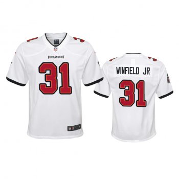 Youth Tampa Bay Buccaneers Antoine Winfield Jr. White 2020 NFL Draft Game Jersey